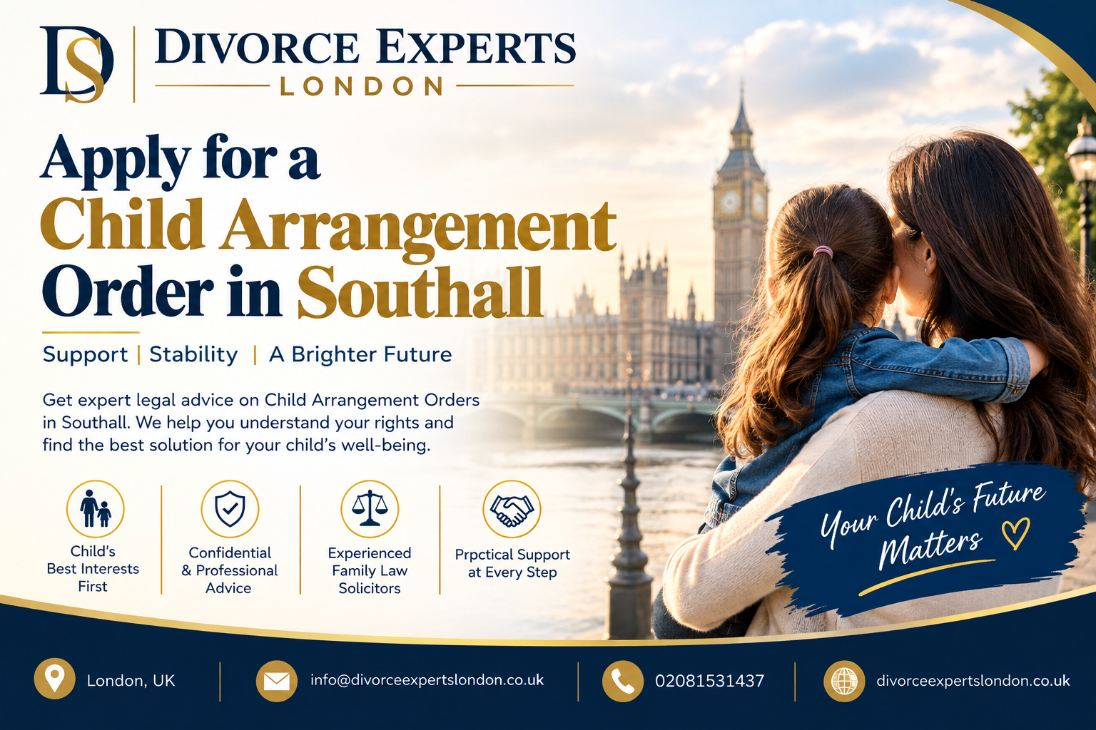 Apply for a Child Arrangement Order in Southall